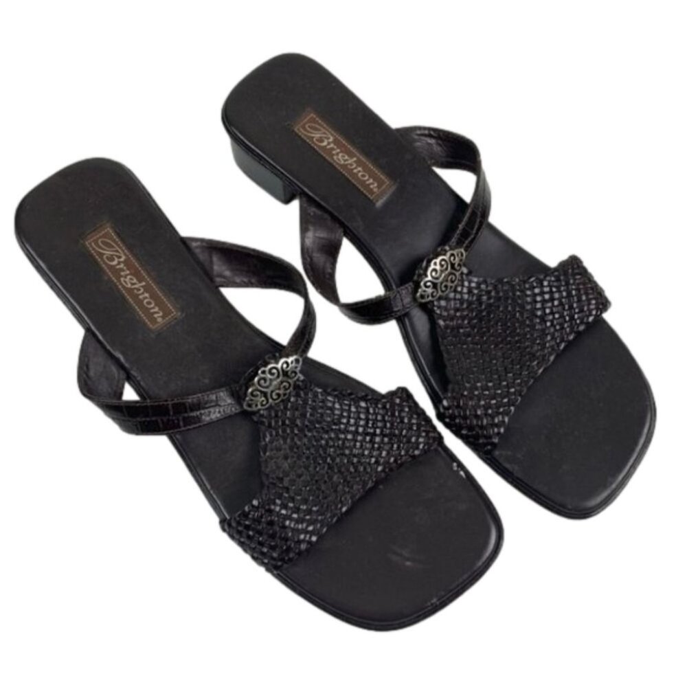 BRIGHTON Raquel Leather Sandals VTG size 11